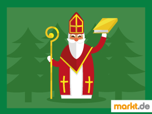 Hier gibt es witzige und interessante Fakten rund um Nikolaustag. Grafik Fakten Nikolaus