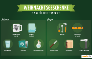 Es gibt eine große Auswahl an Geschenkideen für die Eltern Bild Weihnachtsgeschenke für Eltern