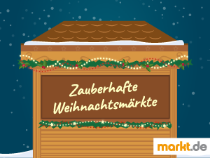 Deutschlands Weihnachtsmärkte auf einen Blick. Grafik Weihnachtsmaerkte Deutschland