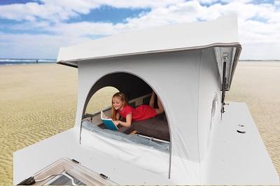 Bild Wohnwagen mit Flex Dach